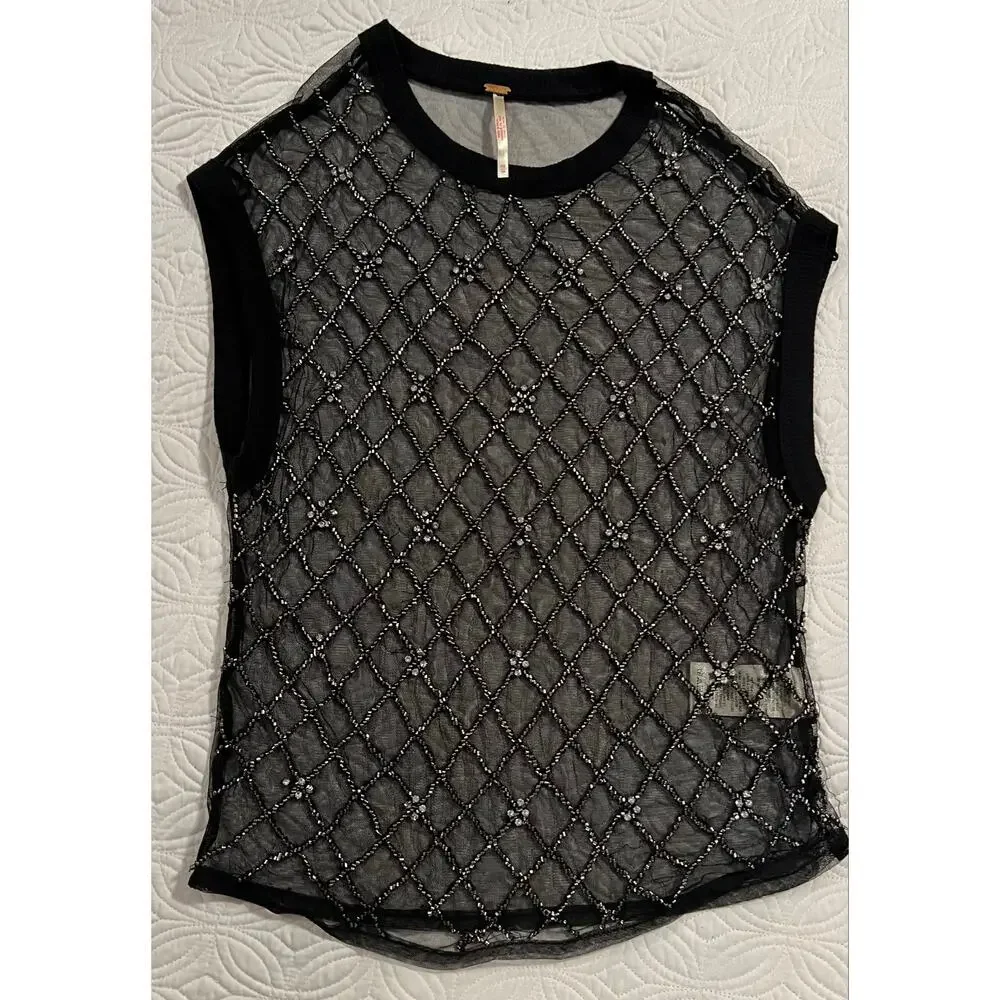 Free people Disco Nights Top size small